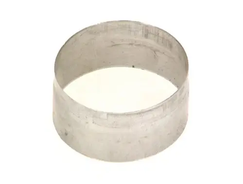 Metallene Muffe von Bosch mit einem runden, offenen Design, geeignet für Rohrverbindungen.